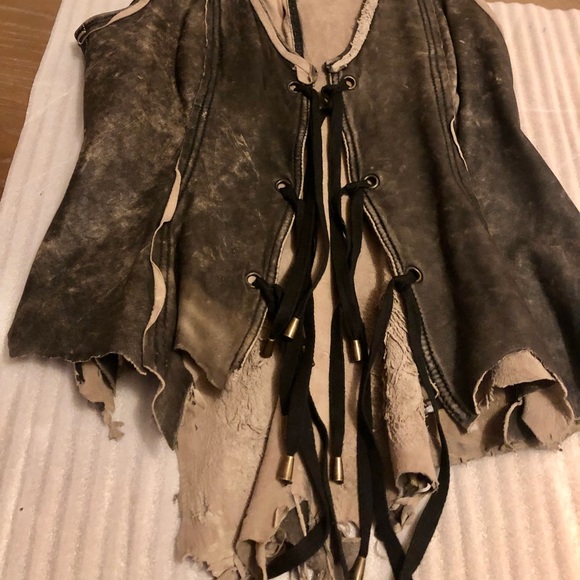 RARE LIP SERVICE LEATHER VEST NEW1 - Picture 12 of 12